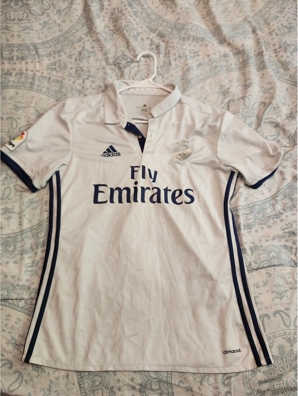 Real Madrid 2016/2017 Spain Home Soccer Jersey Size M